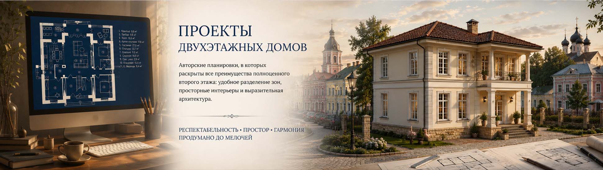 готовые проекты двухэтажных домов Инваполис