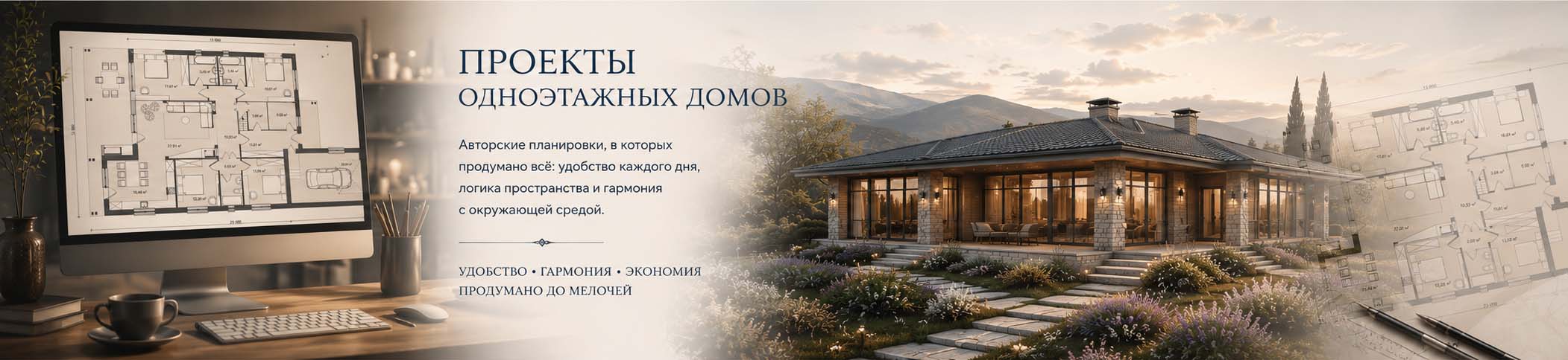 готовые проекты одноэтажных домов инваполис - лучший выбор