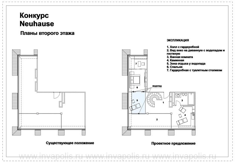 Планы второго этажа квартиры