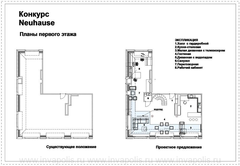 планы первого этажа квартиры