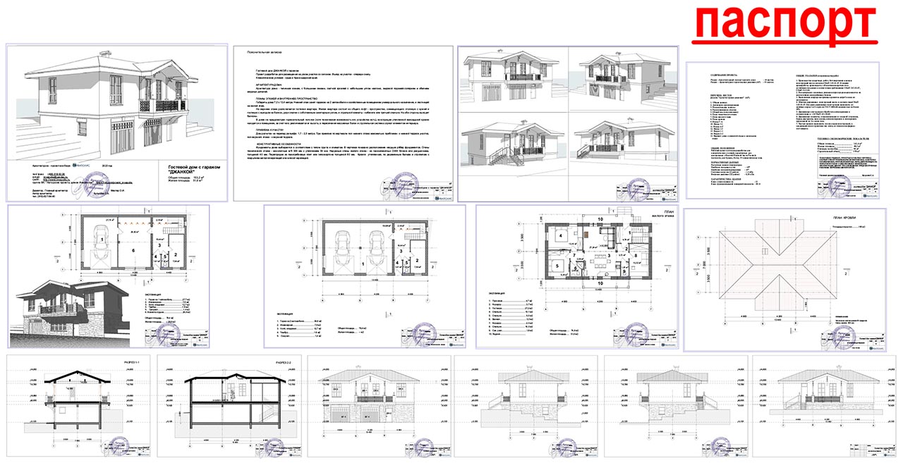 состав паспорта архитектурного проекта 