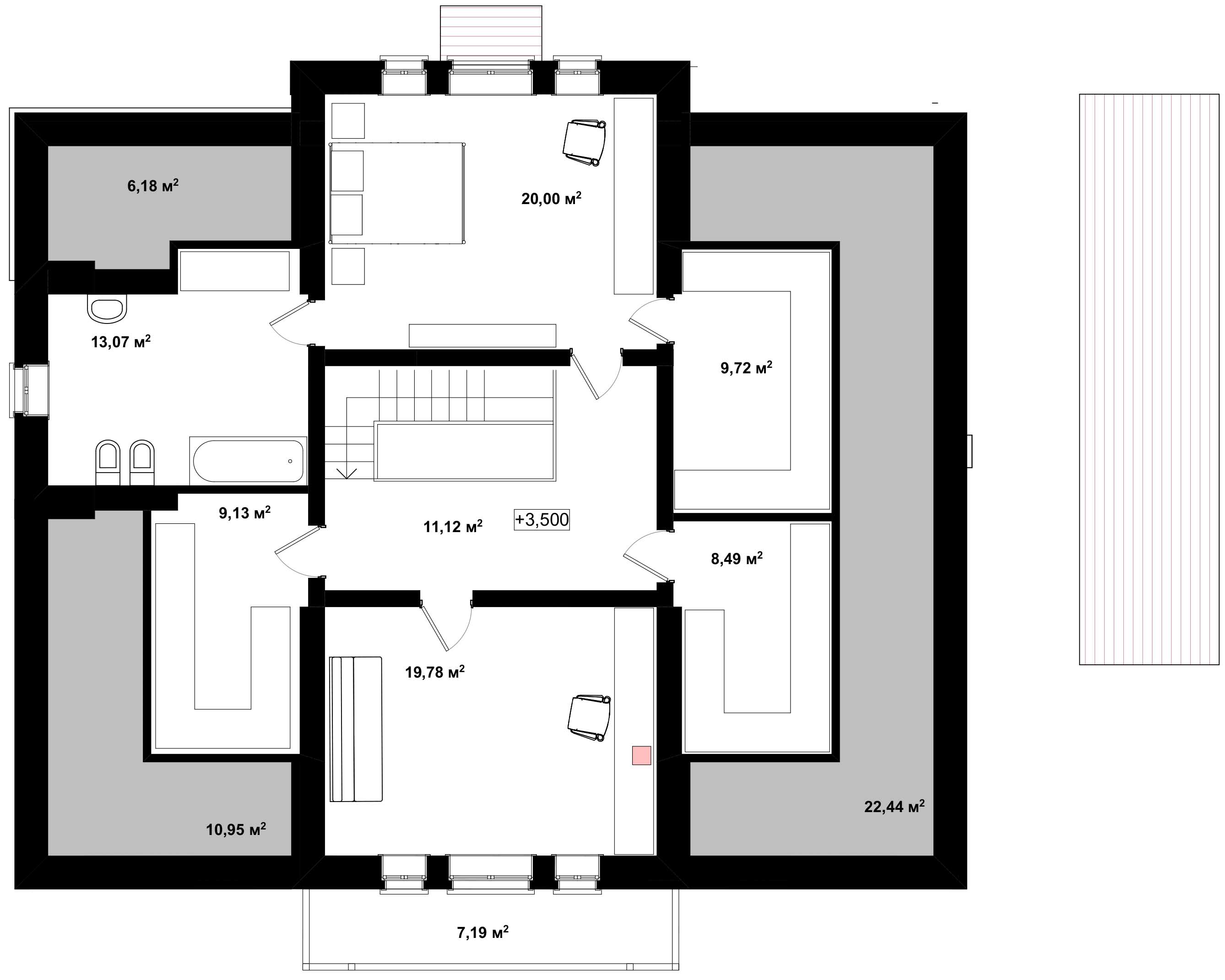 мезонин большого русского дома
