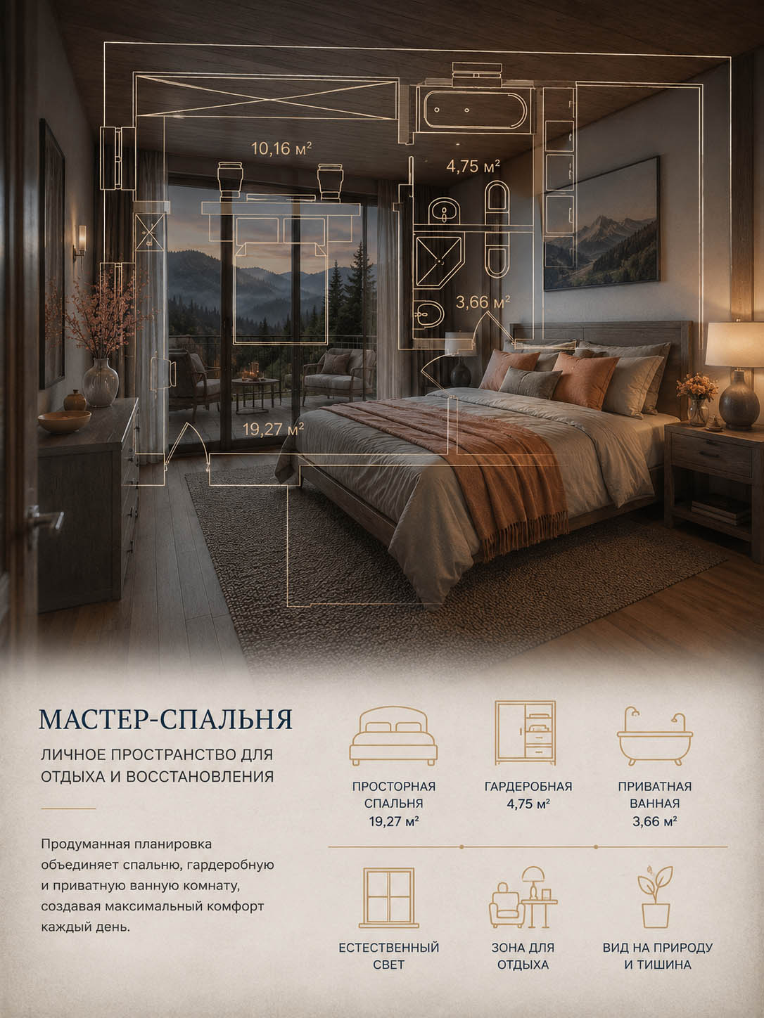 одноэтажные дома с мастер-спальней - планировки и подборка проектов